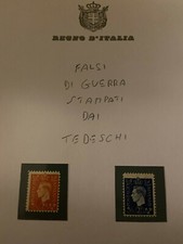 FALSI DI GUERRA: I FRANCOBOLLI