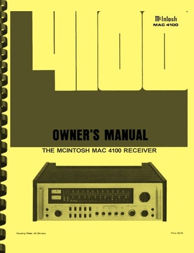 Mcintosh mac4100 ricevitore - mcintosh, 2