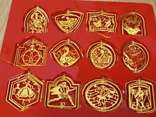 Decorazioni Vintage In Ottone Di Natale