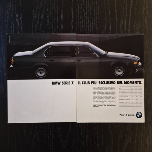1991 bmw serie original ad - bmw, 7