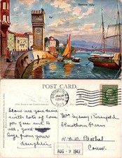 Savona Italy Postcard 1909