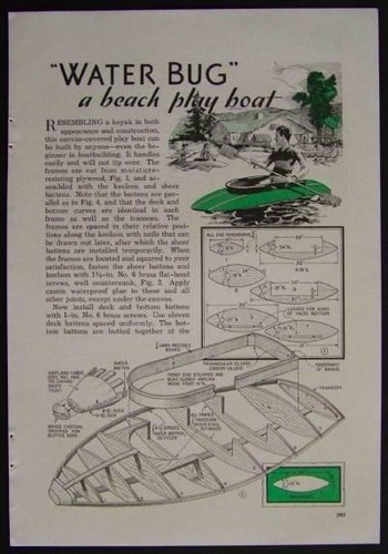 Kayak gioco spiaggia 1938 - spiaggia,
