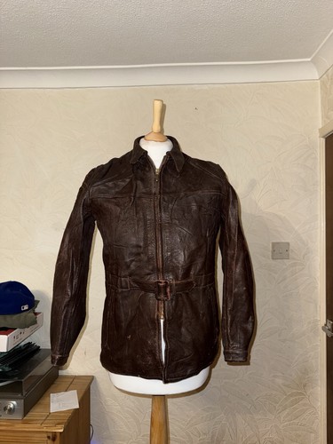 Giacca pelle tedesca - , vintage