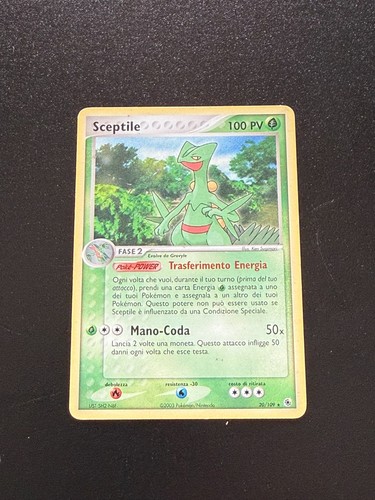 Sceptile 109 rara rare set - sceptile,