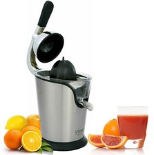 Spremiagrumi Elettrico a leva Braccio e Filtro regolatore di Polpa Acciaio inox