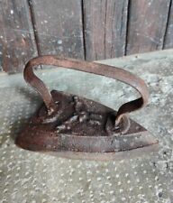 Antico ferro da stiro vecchio fermacarte fermaporta d'epoca