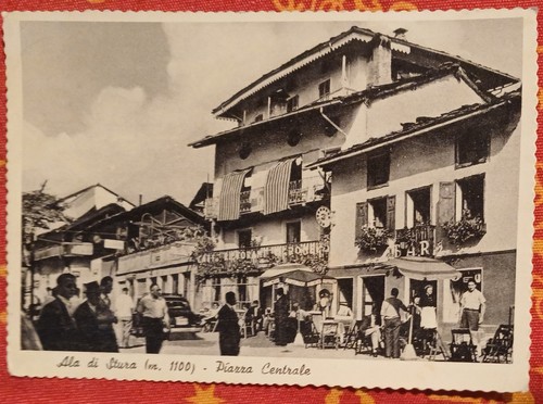 Cartolina ala stura piazza - di,