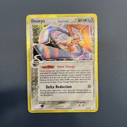 Pokemon card deoxys - δ, delta