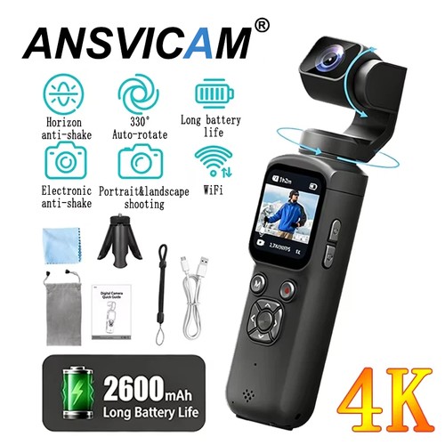 Action cam tascabile 330 - 4k, 330°