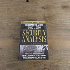 Security Analysis Sixth