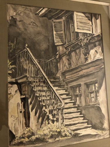Rare magnifique aquarelle - rare,