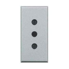 BTICINO AXOLUTE HC4113 PRESA 2P + T GRIGIO