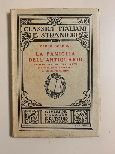 Famiglia dell antiquario - la, dell'antiquario