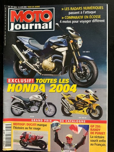 Moto journal 2003 - moto, toutes