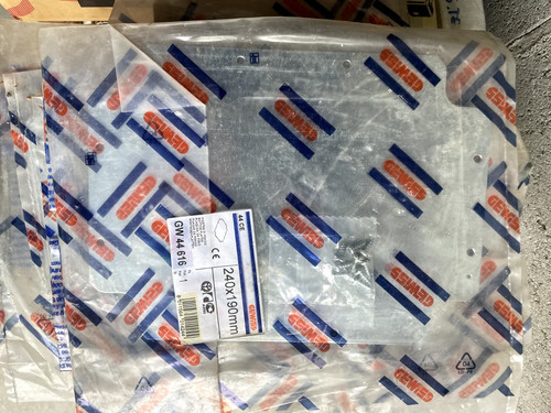 Gewiss 44616 piastra fondo - 44616, di