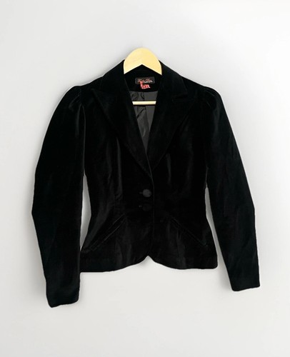 Blazer giacca velluto retrò