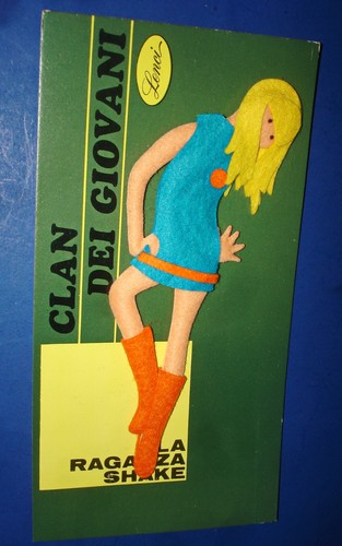 Vintage ragazza shake felt - la,