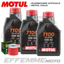 Tagliando SUZUKI LT-Z 400 Quadsport 2002-2012 (3 MOTUL 7100 10W40 + Filtro olio)