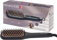 Remington Spazzola Lisciante per Capelli 2 in 1 - Piastra + Spazzola Capelli