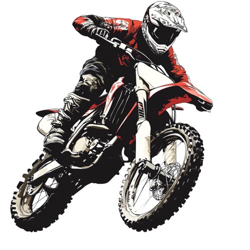 Adesivi dirt bike motocross - adesivi,