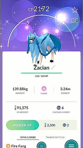 Zacian lucido p t - ✨,
