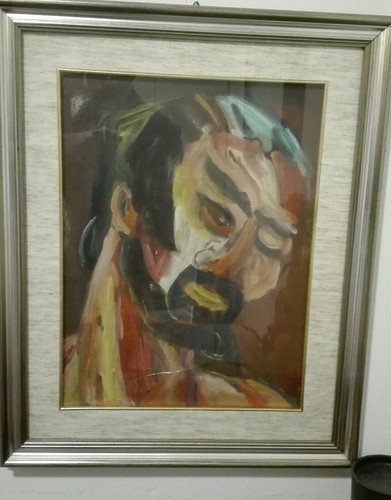 Olio tela figura di - olio, uomo