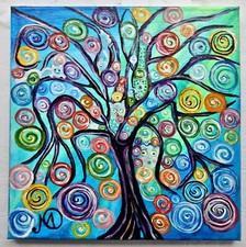 Quadro su tela acrilico