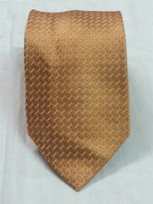 Atlas design oro pois cerchi geometrico cravatta tie necktie 100% seta silk A676