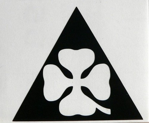 Adesivo quadrifoglio alfa - adesivo,