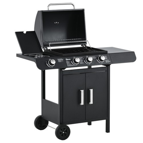Outsunny deluxe barbecue gas - outsunny,