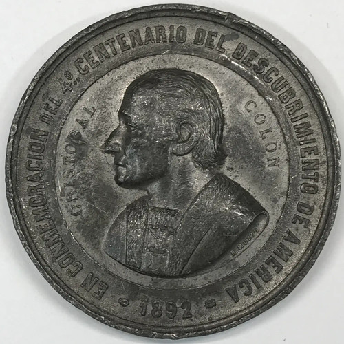 Medaglia 1892 284 - e-284, cristobal