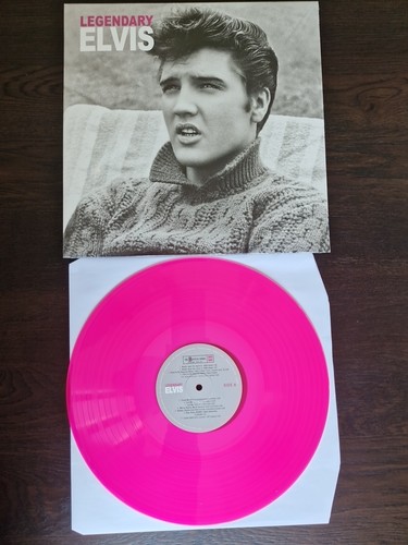 Elvis neon pink - colored, vinyl