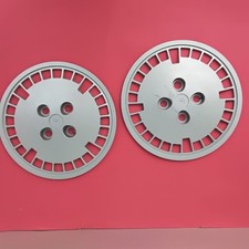 Coppia coppe ruota senza fregio centrale per Autobianchi a112 LX 1984>1986