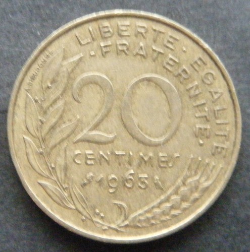 Francia centesimi 1963 - francia,, 20