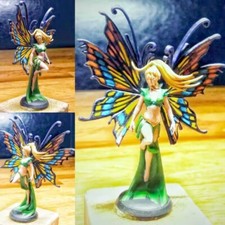 Kit modellino figure resina 120mm fantasia farfalla fata stampa 3D non assemblato