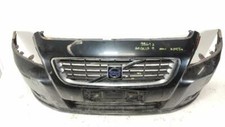 Paraurti Anteriore Volvo V50 2007-2012 Nero Con Fendinebbia Difetto Graffi E