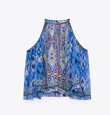 Zara Stampato Maglia Donna Top