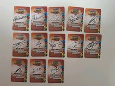 Football  Champions autografi card totti del piero inzaghi crespo gilardino