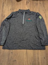 Adidas Qtr Zip Heineken Pullover 2XL Grigio Foderato in Pile NSC Calcio Nashville Tn