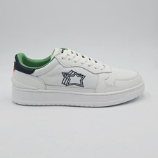 Scarpe Uomo Atlantic Stars Tg 42 Sneakers Bianco Pelle / Tessuto 326CND