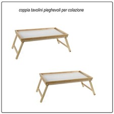 coppia 2 tavolino pieghevole