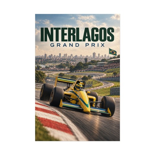 Poster formula interlagos - formula, 1