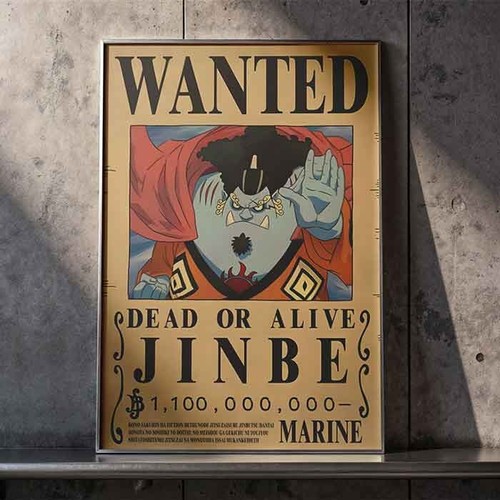 Poster one piece taglia wanted - one,