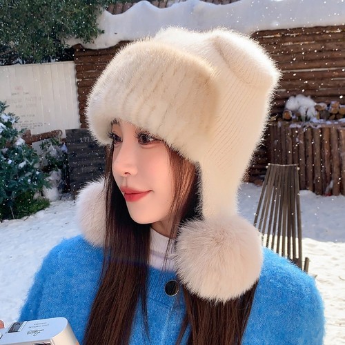 Cappello donna vera pelliccia