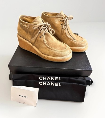 Stivaletti chanel 24k - chanel, beige