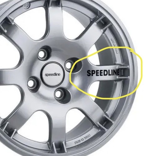 Speedline decalcomanie cerchi - decalcomanie,