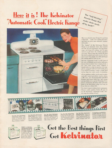 Kelvinator 1945 cuoci - kelvinator,