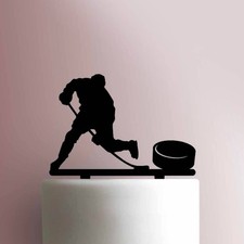 Giocatore di Hockey con Puck -