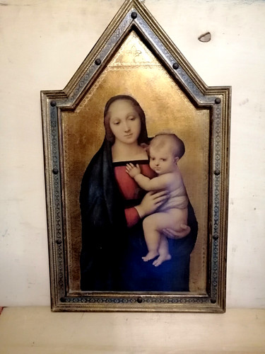 Icona madonna con bambino - con,