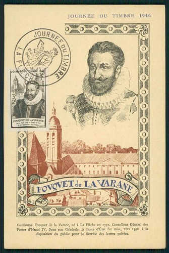 Francia 1946 journee timbro - francia,